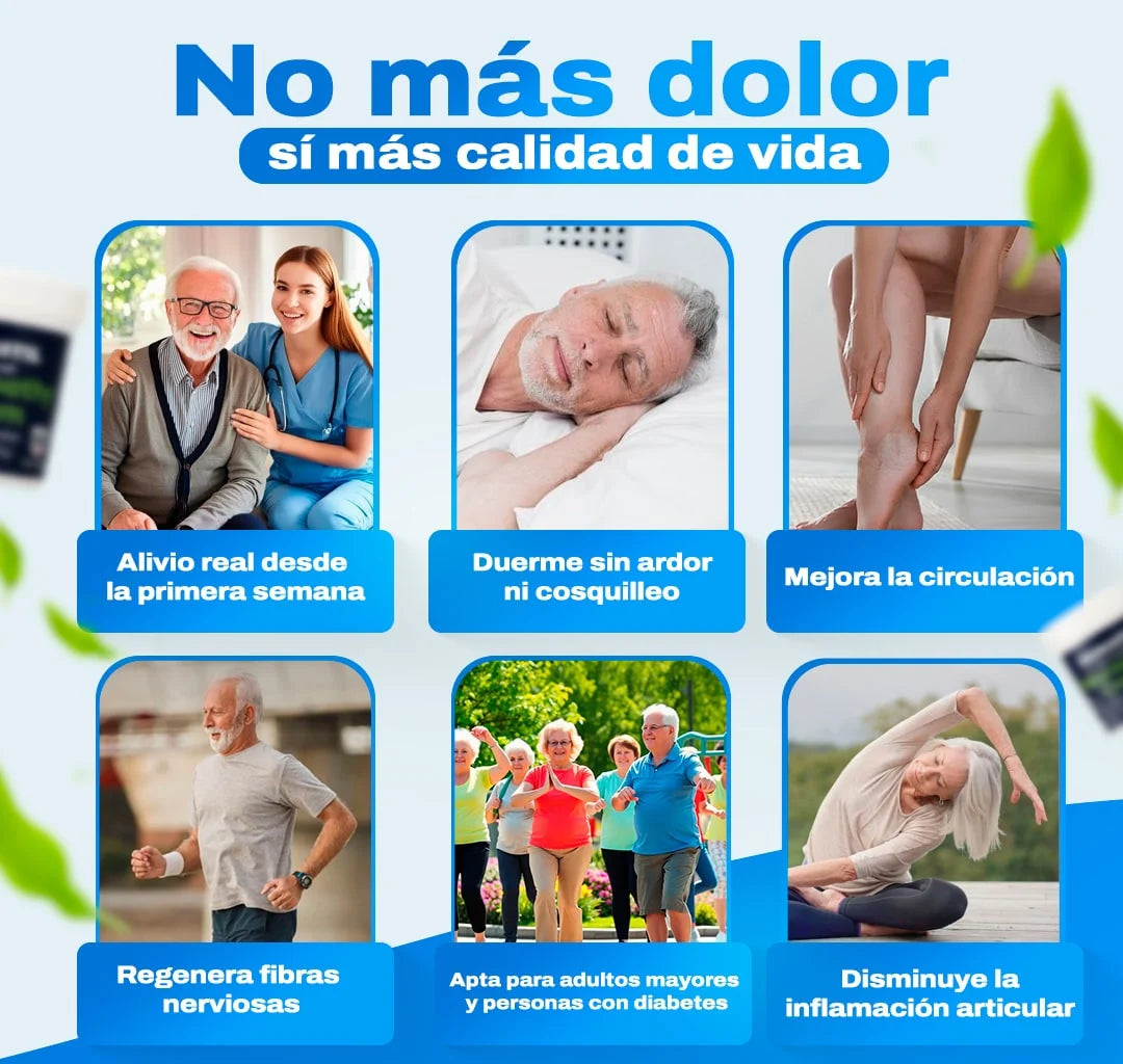 Crema Neuropatia 118G🌿¡Alivio del dolor, Ardor y Hormigueo, Recupera tu movilidad! Promo con el 45%Off